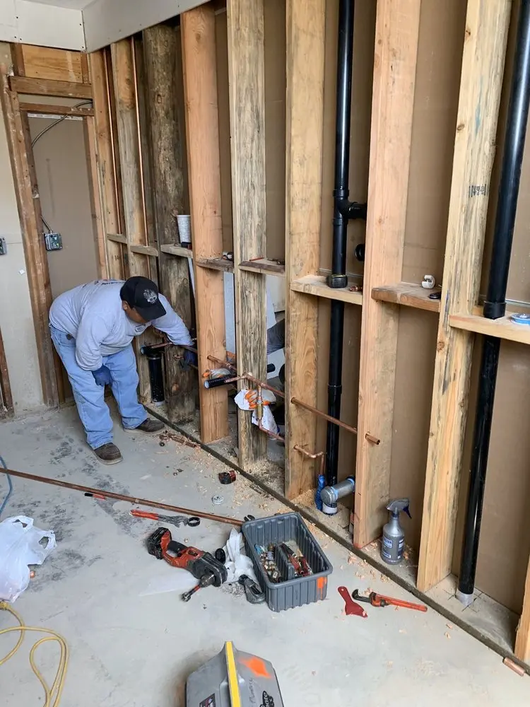 Commercial rough-in plumbing for Commercial Plumbing in North Hollywood